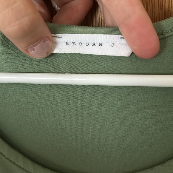 Reborn J Green Ruffle Dress - Picture 3 of 5